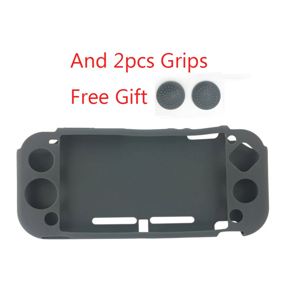 Silicone case ТПУ чехол для kingd Switch Lite чехол Funda для Switch Lite чехол Coque для kingdos NS легкий протектор оболочка аксессуары - Цвет: Silicone case