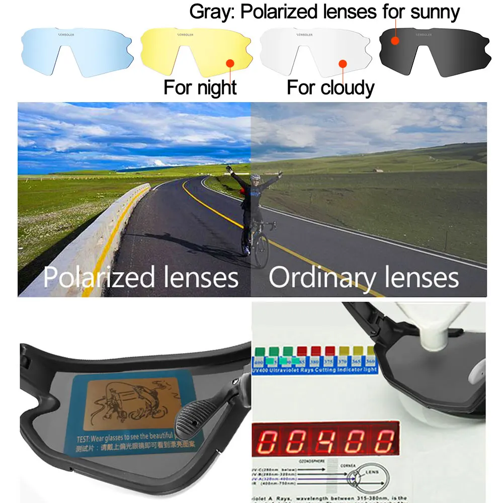 Menu0027s Womenu0027s Sunglasses Bike Cycling Glasses Bicycle Glasses