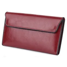 

2021 Soft Comfortable 10 Colors Option Split Cow Second Layer Leather Men Wallet Lady Clutch Seperate Card Holder Handbag