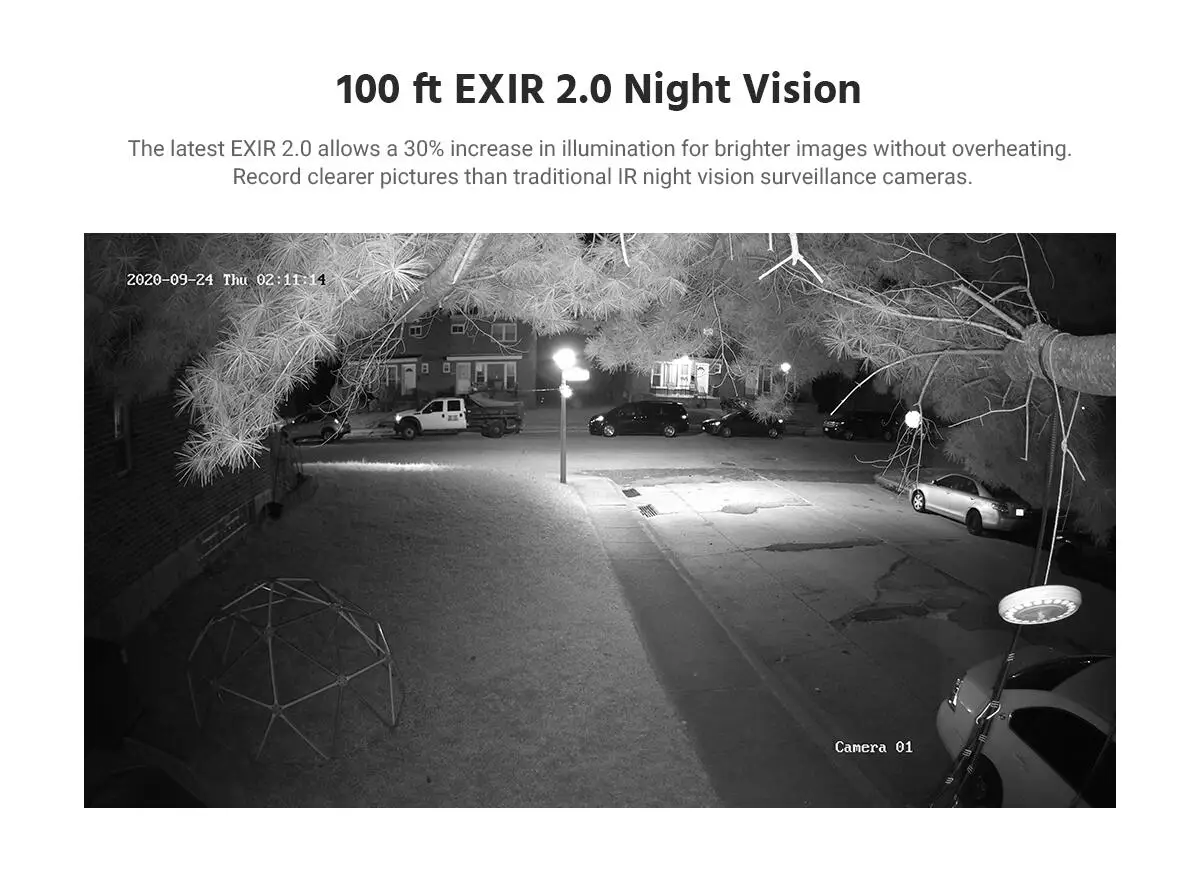 Vandal-proof metal dome camera