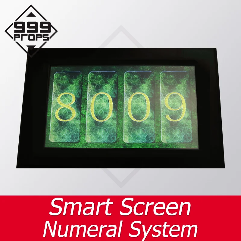 999 реквизит Smart screen Numeral system Prop реальная жизнь номер побега введите правильный пароль, чтобы разблокировать takagism поставщика игр