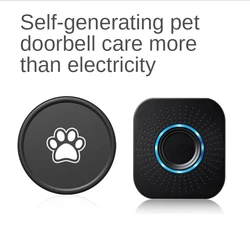 Nova inteligente pet cat cão treinamento pager de controle remoto casa auto gerado de longa distância sem fio campainha