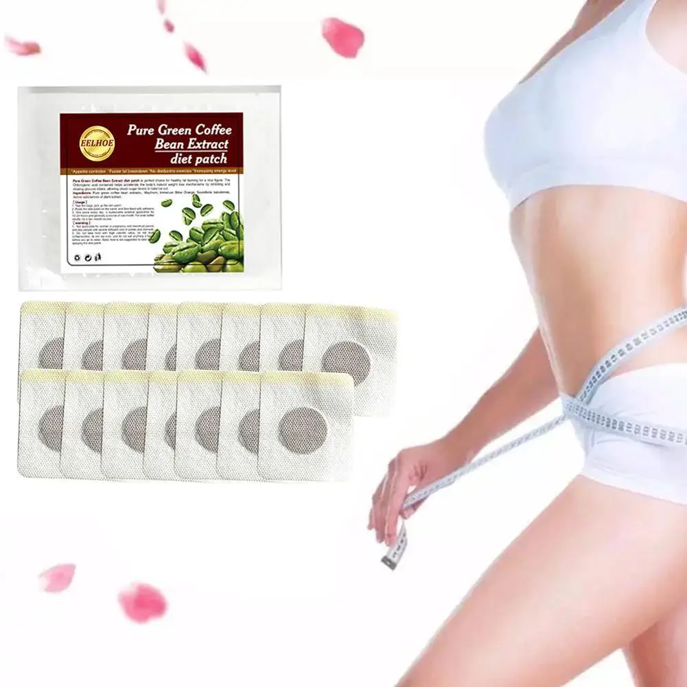 

Slimming Navel Sticker Slim Patch Weight Loss Burning Dry Extracts Coffee Appetite Bean Green Fat Mouth Reduce Z6N3