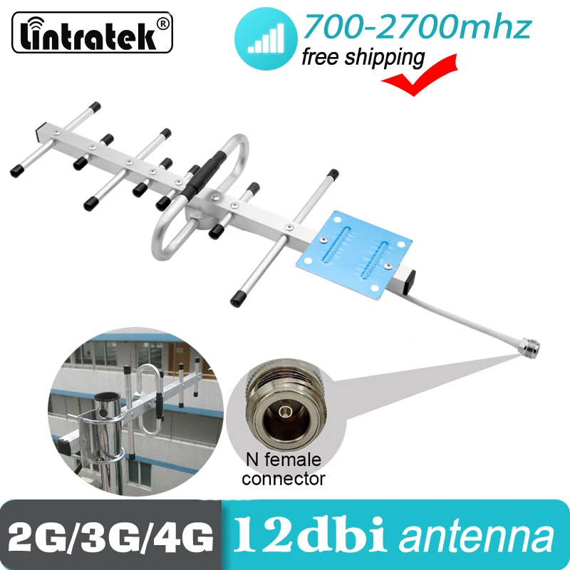 12dBi Outdoor Antenna for 2G 3G 4G Signal Repeater