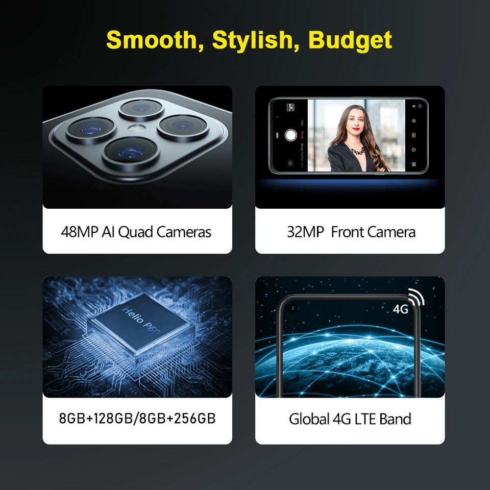ANDROID - 【値下げ】CUBOT C30　グリーン CUBOT C30 Unlocked Android Smartphone 128GB, 4G Dual SIM
