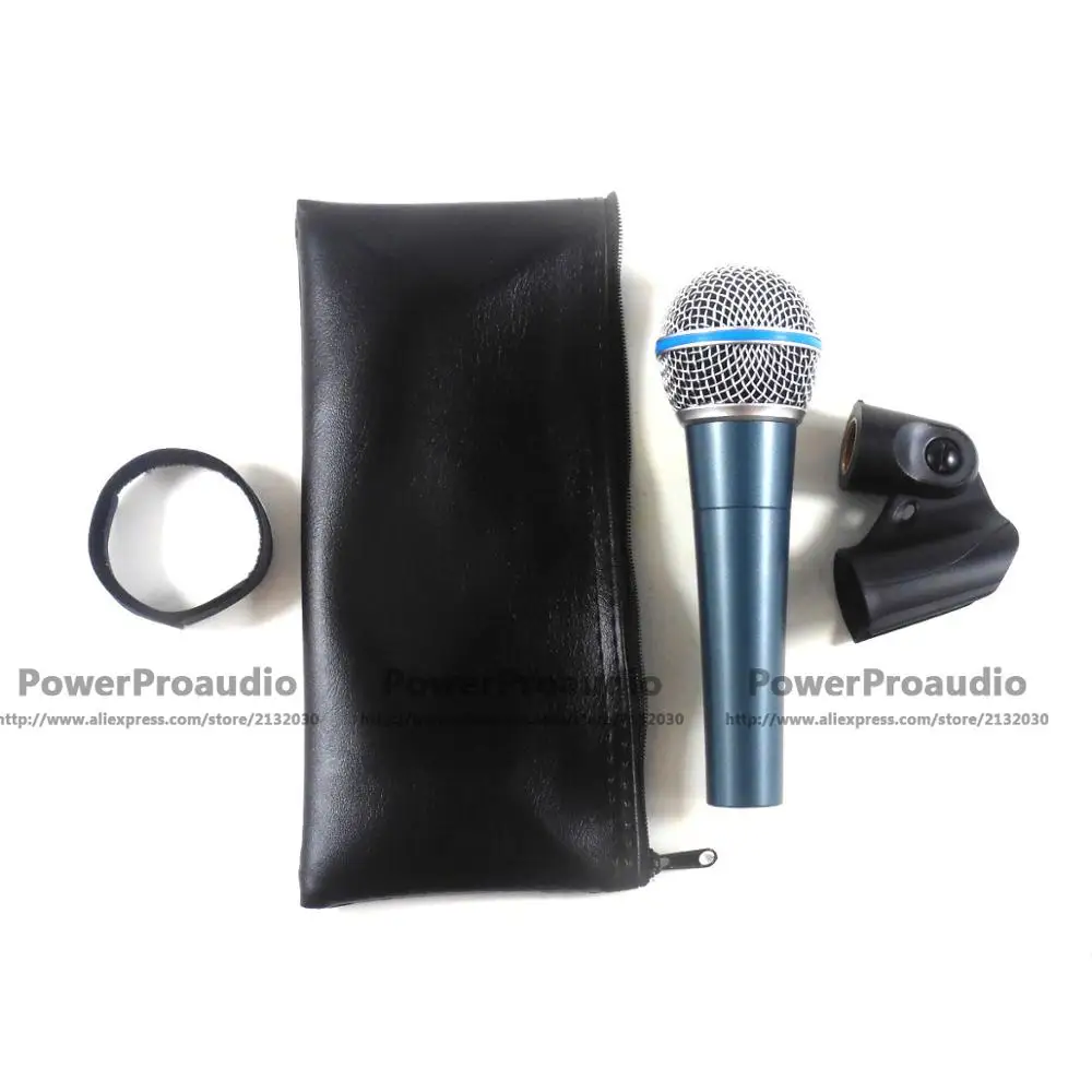 Ручной проводной микрофон для караоке с динамическим переключателем Beta58a beta 58 58A