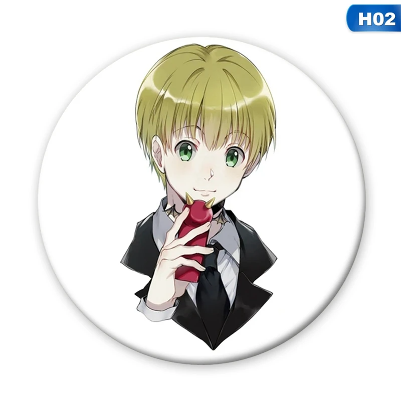 Hunter x Значки для косплея брошь коллекция значков сумки Killua Zoldyck Kurapika бюстгальтер