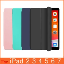 Capa inteligente para tablet apple ipad, proteção para apple ipad 2 3 4 5 6 7 9.7 10.2 auto acordar e dormir ipad 3th 5ª 6a geração