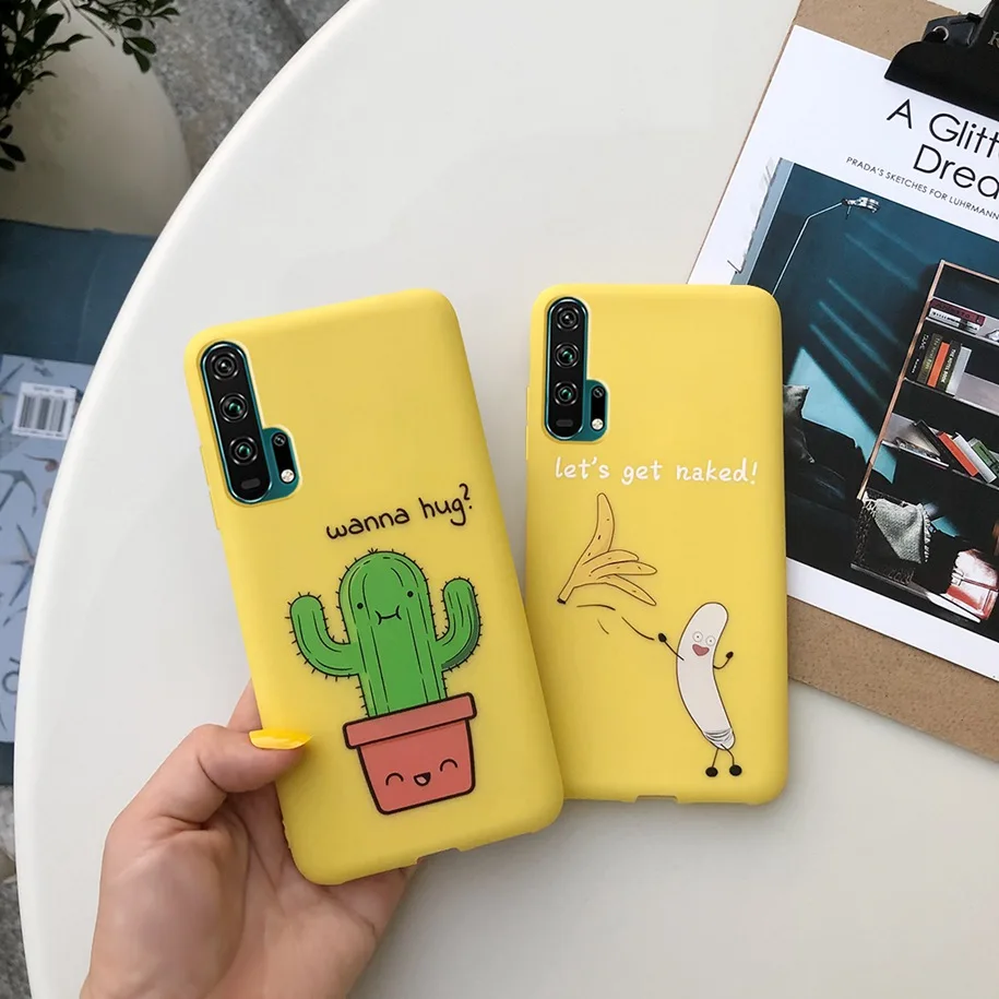 Мягкий ТПУ чехол для Huawei Honor 20 Pro силиконовый чехол-накладка телефона чехол-бампер