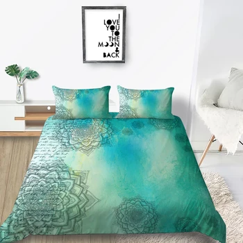 

Mandala Bedding Set For Girl Beautiful Retro Fresh Duvet Cover 3D King Queen Twin Full Single Double Unique Design Bed Set