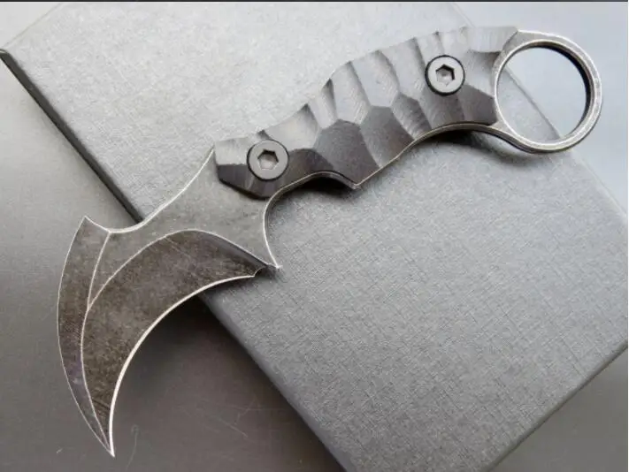 C1697 karambit коготь D2 камень мыть стальной ручкой прямой нож Кемпинг Охота выживания фиксированным лезвием нож Открытый EDC мульти инструменты