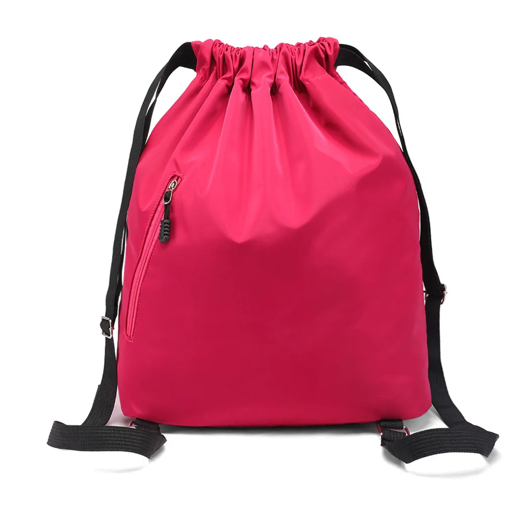Модный нейлоновый рюкзак со шнурком, сумка Cinch Sack, портативные повседневные Рюкзаки