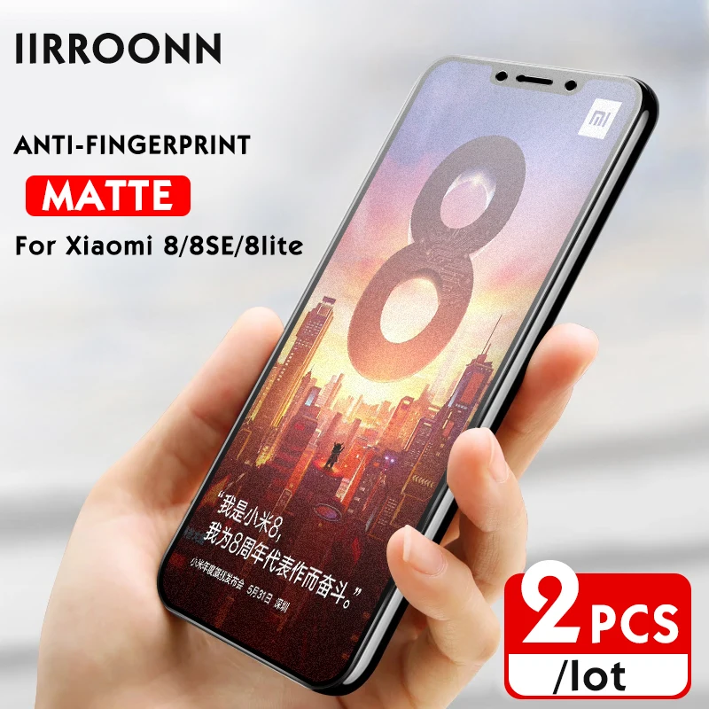 2 шт./лот, анти-синий светильник, матовое закаленное стекло для xiaomi Mi 8 lite SE 9, Защита экрана для xiaomi 9 8 lite se 6D, закаленное стекло