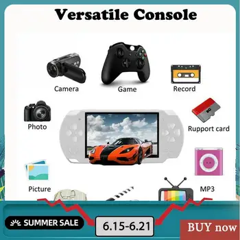 

Handheld Game Console 10,000 Games 4.3 Inch Screen Mp4 Player Mp5 Game Player Real 8G 8Bit 16bit 32bit Games Camera Video e-book
