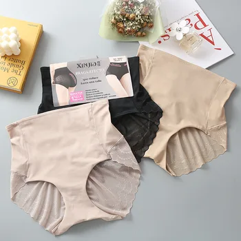 

High-waisted Viscose Gauze Belly Holding WOMEN'S Pants Fitness Body-hugging Knicker Women's Breathable Nuangong B