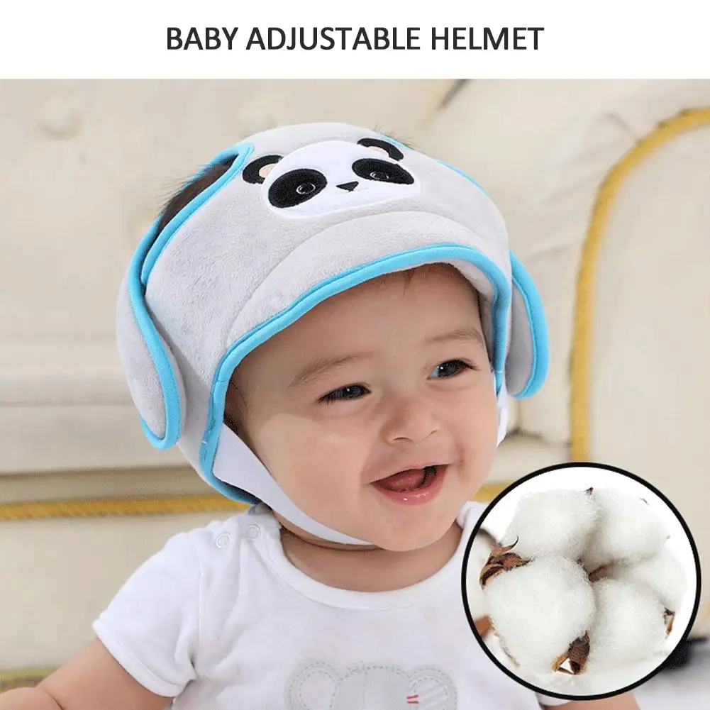 Регулируемый защитный колпачок для малышей, мягкий защитный шлем для детей, защищающий от столкновений, для новорожденных, для малышей, защищающий от ударов, головной убор