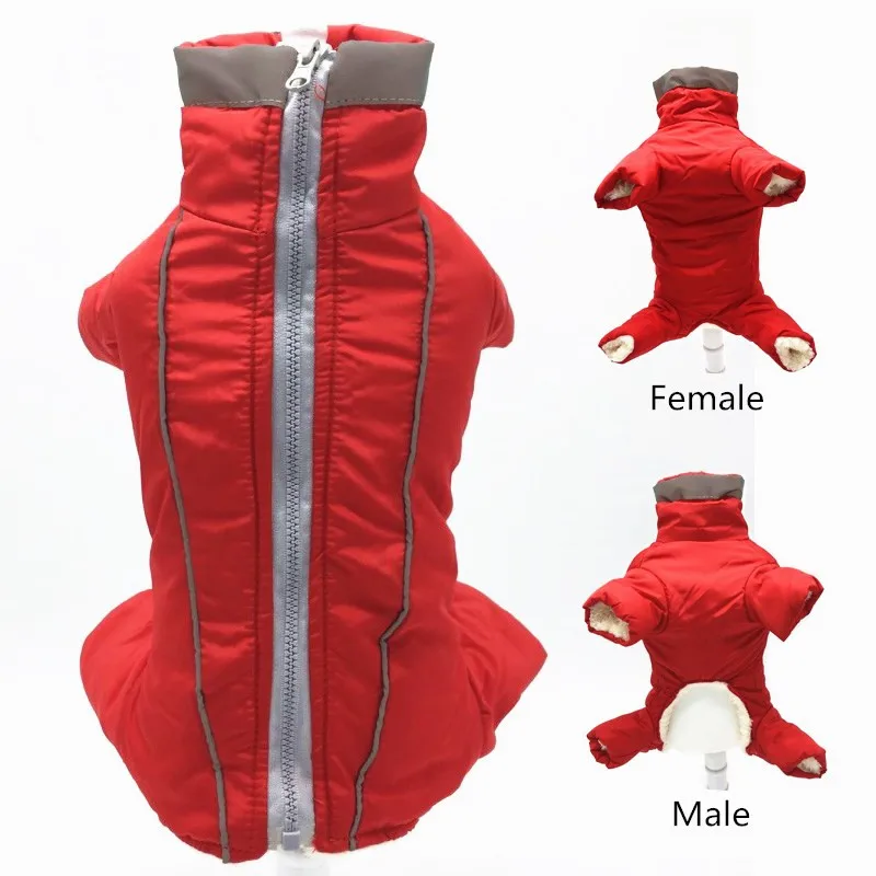 

Dog Clothes Winter Warm Clothes For Small Dogs Waterproof Puppy Pet Jacket Reflective Dog Coat Chihuahua Pug Jumpsuits Clothing