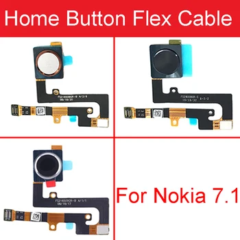 

Fingerprint Sensor Home Return Key Menu Button Flex Ribbon Cable For Nokia 7.1 TA-1085 Replacement Parts