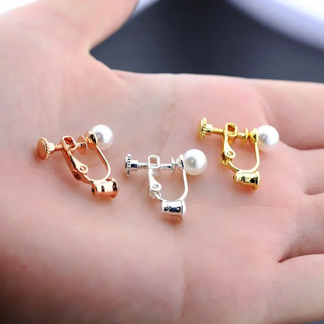 Non Pierced Ears Pierced Earring Converters Pair Earrings