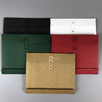 

10pcs Paper Document Bag File Folder/Pocket - Multi colors available 24x20cm A5