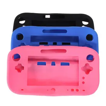 

Soft Silicone Full Body Protector For Wii U Gel Case Cover Skin Shell for Nintend WiiU Gamepad Controller