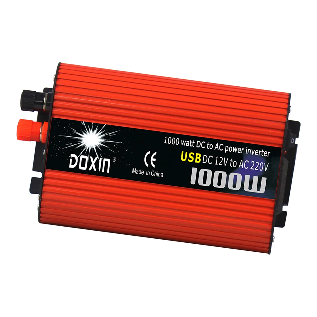 1000W фары для автомобилей Мощность инвертор DC 12V к переменному току 220V