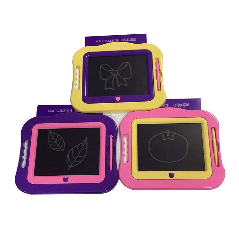 7-Inch Children Drawing Board Small Blackboard boogieboard Transparent Copy Painting Toy Early Education Handwriting Board