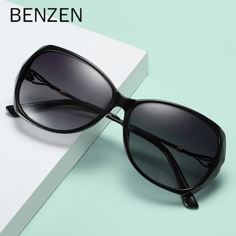 

BENZEN элегантные стразы, поляризационные солнцезащитные очки для женщин, женские солнцезащитные очки, женские очки Oculos De Sol 6702