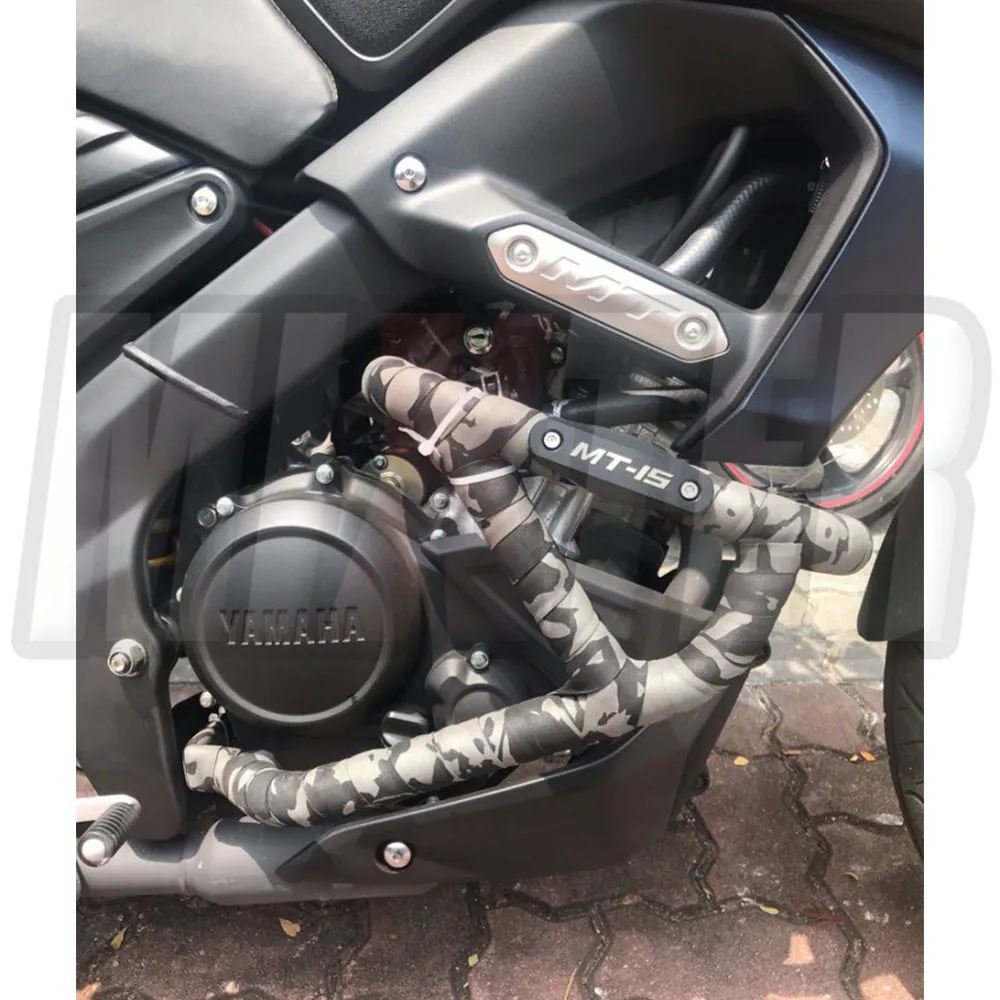 Мотоцикл Crash Bars Рамка протектор Защита от падения бампер для YAMAHA MT-15 MT15 MT 15 '19-'20