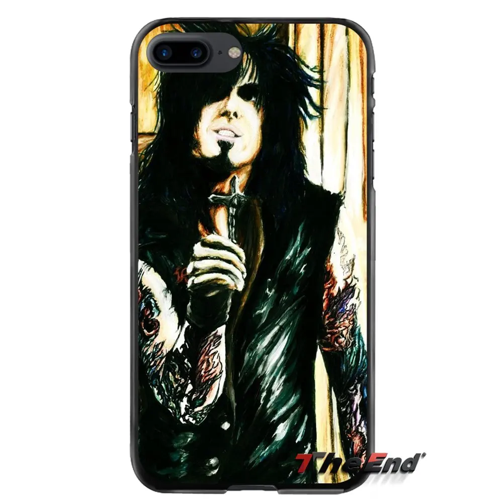 Аксессуары чехлы для телефонов Apple iPhone 4 4s 5 5S 5C SE 6 6S 7 8 Plus X iPod Touch 4 5 6 Nikki Sixx - Цвет: images 7