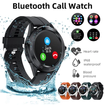 

Bluetooth Call Smart Watch IP68 Waterproof Sport Men Women Fitness Tracker Heart Rate Monitor Smartwatch For Android IOS