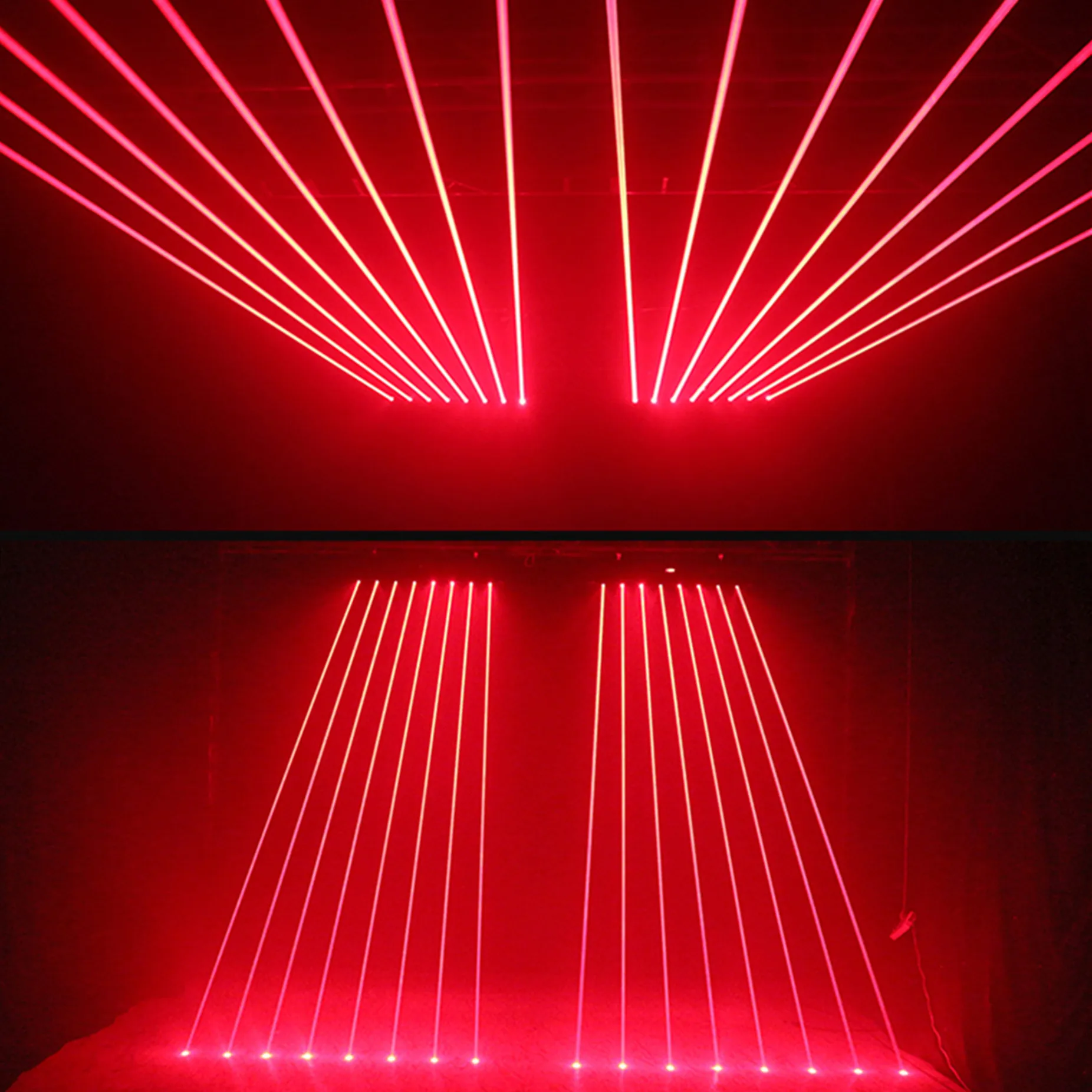 Acht Ogen движущаяся головка 8x300mw Rode Laser DMX512 сценический эффект Verlichting Goed Voor DJ диско Partijen Dans пол Nachtclub En Bar