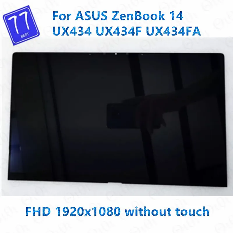 

Разрешение FHD 1920*1080 без сенсорного 14-дюймового оригинального экрана для ASUS ZenBook 14 UX434 UX434FL UX434FLC UX434F ЖК-экран в сборе