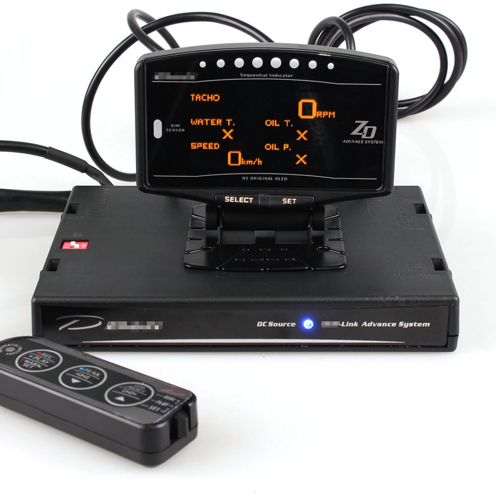 (Video Show) Full Kit Sports Package 10 in 1 BF CR C2 DEFI Advance ZD Link Meter Digital Auto Gauge With Electronic Sensors
