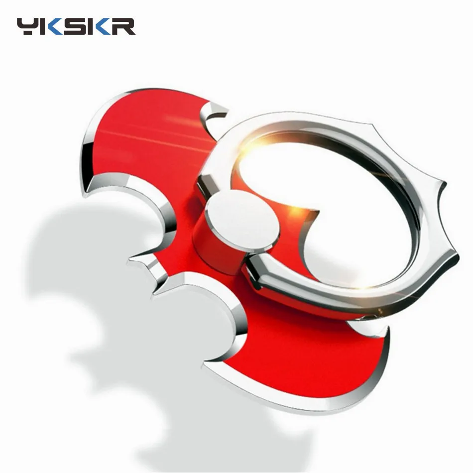 

360-degree rotating bat metal mobile phone holder universal mobile phone ring for iPhone 6 7 Samsung Huawei millet ring bracket