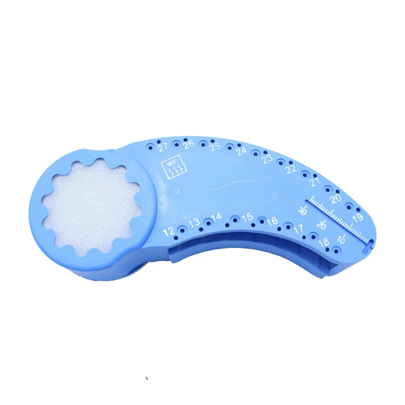 

1Pcs Dental Endo Measuring Ruler Endo Files Block Files Tray with Scale Autoclavable High Quality Dentistry Instrument Ruler