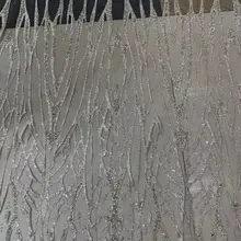 Новинка; x01#5 ярдов; белая сетка; серебряная пудра; приклеенные блестки; принт; французский Тюль; сетка; кружево для шоу/свадьбы/вечерние платья