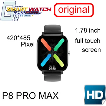 

P8 PRO Smart Watch for Men Fitness Tracker Smart Watch 2020 for oppo apple huawei watch fit pk amazfit GTS neo IWO W46 W26 P8