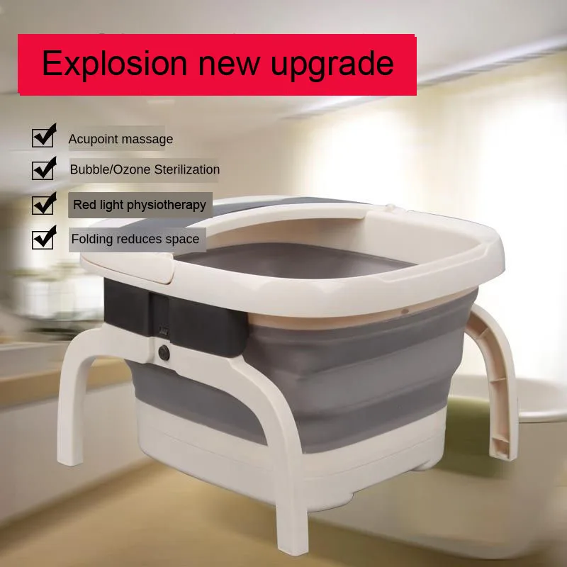  Smart Portable Electric Foot Massager Bath Automatic Infrared Physiotherapy Shiatsu Massage Machine