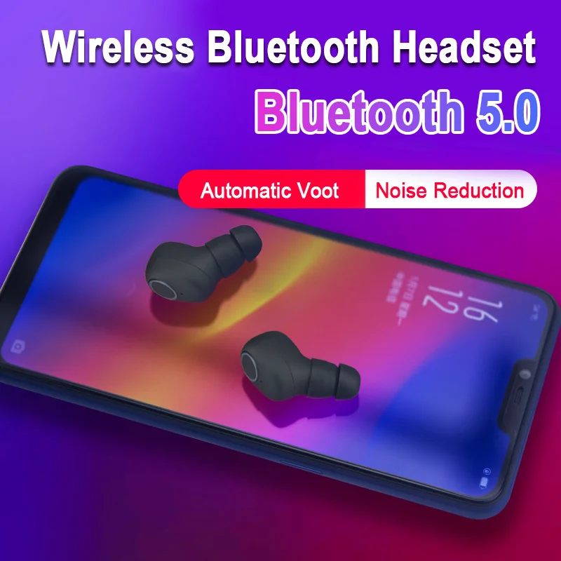 Q1 TWS Bluetooth 5,0 наушники портативный беспроводной сенсорный наушник 3D стерео HIFI Звук качество Спорт бас гарнитура для всех смартфонов
