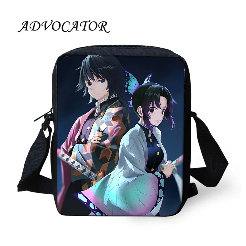 ADVOCATOR сумка-мессенджер для подростков, детские сумки через плечо, Demon Slayer, женская сумка на плечо, Bandolera Hombre