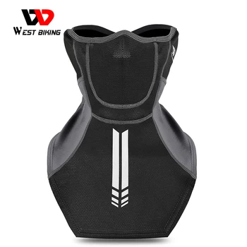 

WEST BIKING Reflective Sports Scarf Winter Thermal Balaclava Face Cover Activited Carbon Filter Ski Running Cycling Headwear
