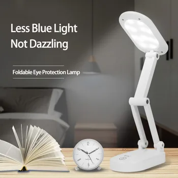 

LED Rechargeable Dual-purpose Small Table Lamp Eye Protection Table Lamp Gift Custom Mini LED Lamp Bedside Reading Lamp