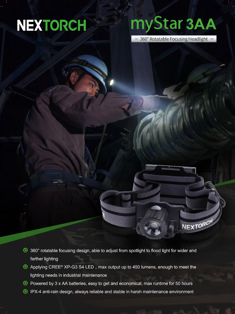 myStar 3AA Leaflet - Front