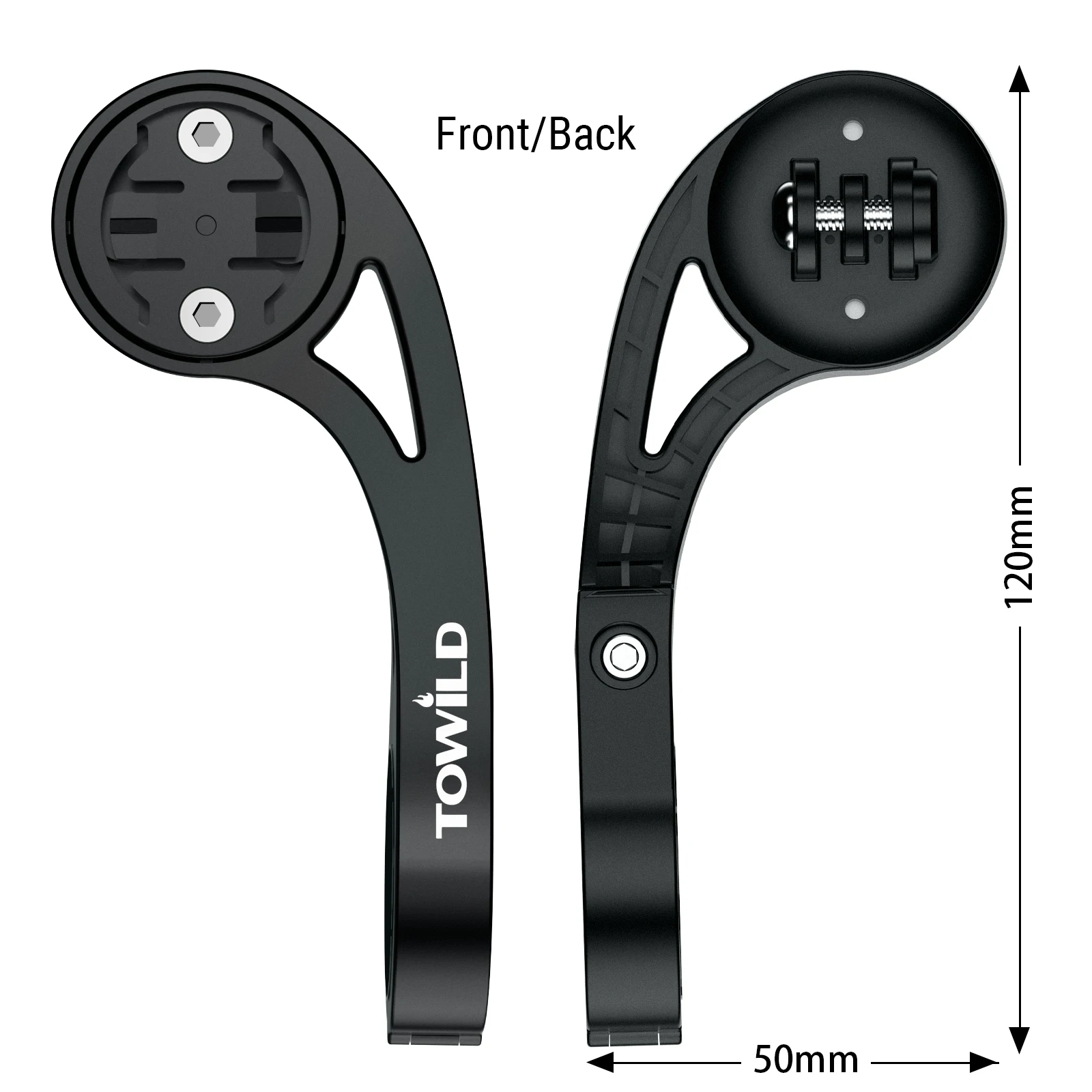 RAVEMEN AOM01 Supporto Compatibile con Garmin/COOSPO/CYCPLUS/iGPSPORT Ciclocomputer per Bicicletta,Compatibile con GoPro/FR160 Adatta a Manubri da 31,8 mm