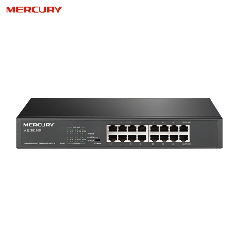 MERCURY SG116D 16 Ports Gigabit Ethernet Switch 10/100/1000Mpbs Network Auto MDI/MDIX | Компьютеры и офис