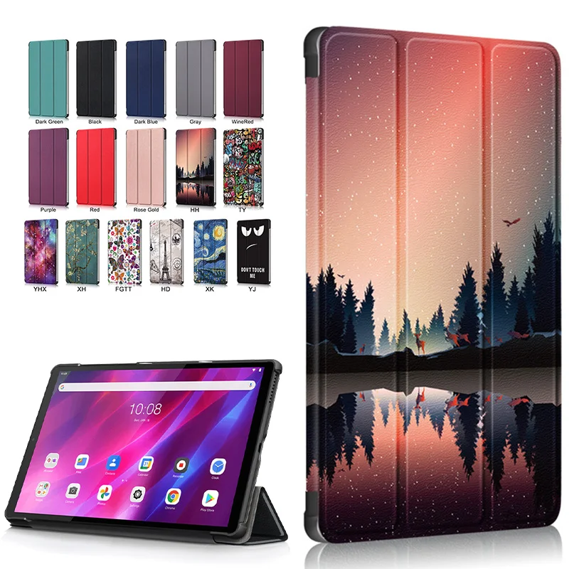 Чехол для Lenovo Tab K10 TB-X6c6 магнитный чехол-подставка планшета + ручка | Компьютеры и