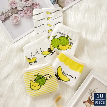 

10 pcs/lot Women Sexy Panties Fashion Cozy Lingerie Tempting Briefs Women's Underpant middle Waist Intimates Underwear CZY06