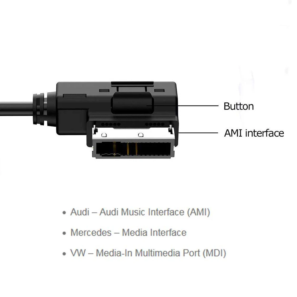 Bluetooth автомобильный комплект AMI/MDI/MMI музыкальный интерфейс адаптер для в автомобиль iPod интеграция Подходит для Audi, VW, Mercedes