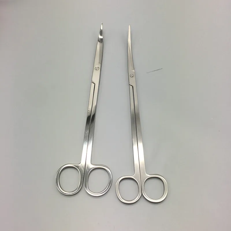 1 шт. 25 см длинные морской аквариум для живых растений травы ножницы, инструмент прямой и изогнутой головного обслуживание аквариума инструмент